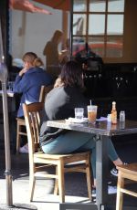 EIZA GONZALEZ Out for Lunch at Kings Cafe in West Hollywood 03/02/2020