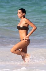 ELISA DE PANICIS and ELENA GUSMEROLI in Bikinis at a Beach in Tulum 03/26/2020