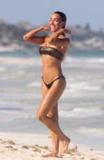 ELISA DE PANICIS and ELENA GUSMEROLI in Bikinis at a Beach in Tulum 03/26/2020