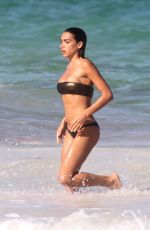 ELISA DE PANICIS and ELENA GUSMEROLI in Bikinis at a Beach in Tulum 03/26/2020