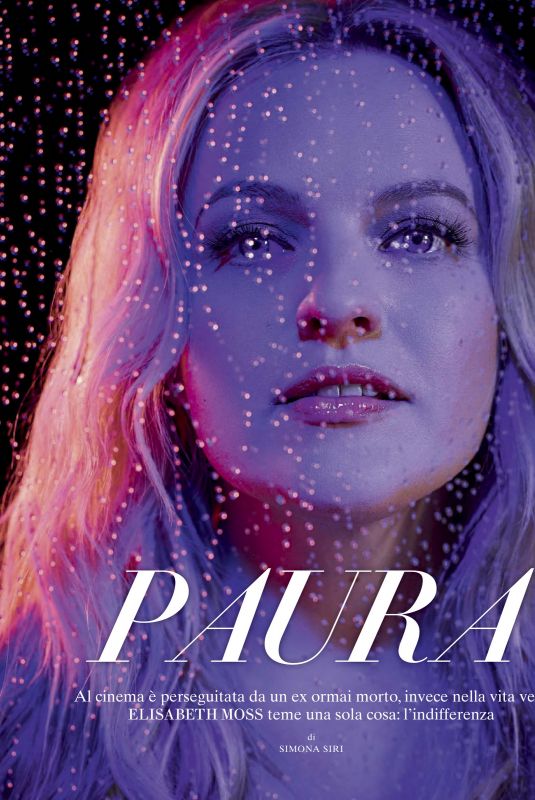 ELISABETH MOSS in Vanity Fair Magazine, Italy March 2020