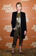 ELIZABETH DEBICKI at The Burnt Orange Heresy Special Screening in New York 03/05/2020