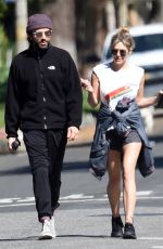 ELIZABETH OLSEN and Robbie Arnett in Out in Los Angeles 03/30/2020