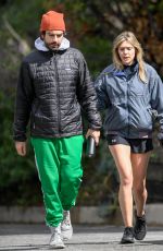 ELIZABETH OLSEN and Robbie Arnett Out in Sherman Oaks 03/23/2020