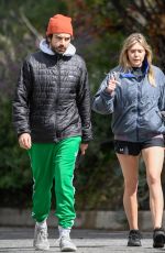 ELIZABETH OLSEN and Robbie Arnett Out in Sherman Oaks 03/23/2020