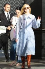 ELLE FANNING Arrives at Jimmy Kimmel Live in Los Angeles 03/04/2020