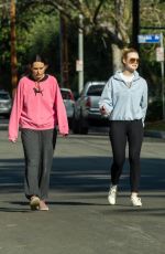 ELLE FANNING Out with Her Mother in Los Angeles 03/18/2020