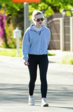 ELLE FANNING Out with Her Mother in Los Angeles 03/18/2020