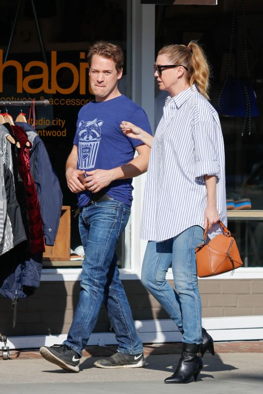 ELLEN POMPEO and T.R. Knight Out in Los Angeles 03/06/2020