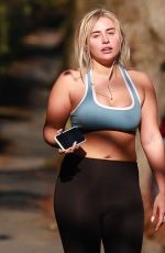 ELLIE BROWN in Tights Out Jogging in Sheshire 03/26/2020