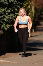 ELLIE BROWN in Tights Out Jogging in Sheshire 03/26/2020