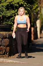 ELLIE BROWN in Tights Out Jogging in Sheshire 03/26/2020