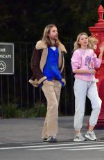ELSA HOSK and Tom Daly Out in New York 03/28/2020