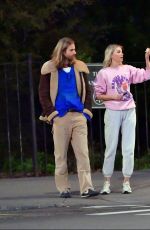 ELSA HOSK and Tom Daly Out in New York 03/28/2020