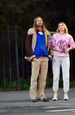 ELSA HOSK and Tom Daly Out in New York 03/28/2020