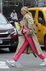 ELSA HOSK Out and About in New York 03/03/2020