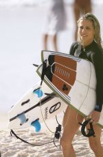 ELSA PATAKY in Wetsuit on the Beach in Byron Bay 03/14/2020