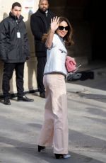 ELSA ZYLBERSTEIN Arrives at Chanel Show at Paris Fashion Week 03/03/2020