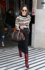 EMILIA CLARKE Out and About in London 03/03/2020