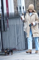 EMILIA CLARKE Out with Her Dog in London 03/20/2020