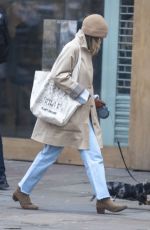 EMILIA CLARKE Out with Her Dog in London 03/20/2020