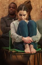 EMILIA CLARKE Performs in Tthe Seagull in London 03/12/2020
