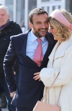 EMILIA FOX and Luc Chaudhary at Cheltenham Horse Racing Festival 03/12/2020