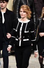 EMILY BEECHAM at Chanel Fashion Show in Paris 03/03/2020