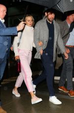 EMILY BLUNT and John Krasinski Leaves Crosby Hotel in New York 03/06/2020