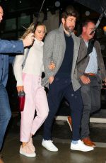 EMILY BLUNT and John Krasinski Leaves Crosby Hotel in New York 03/06/2020