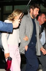 EMILY BLUNT and John Krasinski Leaves Crosby Hotel in New York 03/06/2020