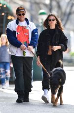 EMILY RATAJKOWSKI and Sebastian Bear McClard Out with Colombo in New York 03/13/2020