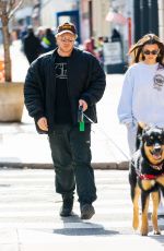 EMILY RATAJKOWSKI and Sebastian Bear McClard Out with Colombo in New York 03/16/2020