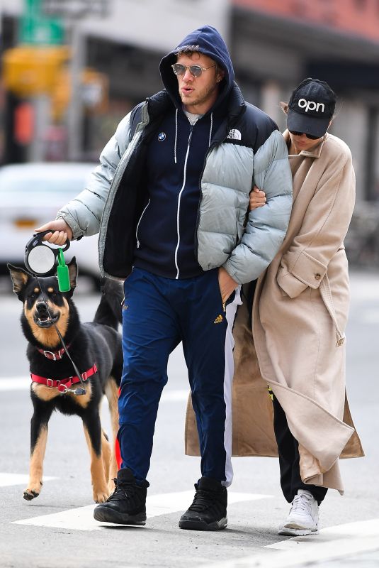 EMILY RATAJKOWSKI and Sebastian Bear McClard Out with Their Dog in New York 03/22/2020