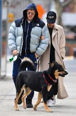 EMILY RATAJKOWSKI and Sebastian Bear McClard Out with Their Dog in New York 03/22/2020