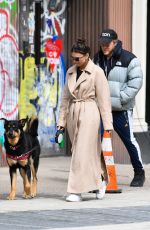 EMILY RATAJKOWSKI and Sebastian Bear McClard Out with Their Dog in New York 03/22/2020