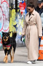 EMILY RATAJKOWSKI and Sebastian Bear McClard Out with Their Dog in New York 03/22/2020