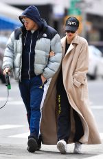 EMILY RATAJKOWSKI and Sebastian Bear McClard Out with Their Dog in New York 03/22/2020