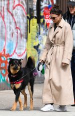 EMILY RATAJKOWSKI and Sebastian Bear McClard Out with Their Dog in New York 03/22/2020