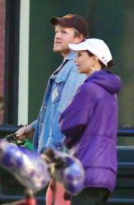 EMILY RATAJKOWSKI and Sebastian Bear McClard Out with Their Dog in New York 03/27/2020