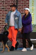 EMILY RATAJKOWSKI and Sebastian Bear McClard Out with Their Dog in New York 03/27/2020