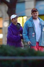 EMILY RATAJKOWSKI and Sebastian Bear McClard Out with Their Dog in New York 03/27/2020