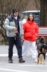 EMILY RATAJKOWSKI and Sebastian Bear McClard Out with Their in New York 02/29/2020