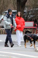 EMILY RATAJKOWSKI and Sebastian Bear McClard Out with Their in New York 02/29/2020