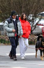 EMILY RATAJKOWSKI and Sebastian Bear McClard Out with Their in New York 02/29/2020