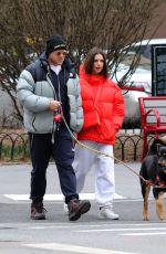 EMILY RATAJKOWSKI and Sebastian Bear McClard Out with Their in New York 02/29/2020