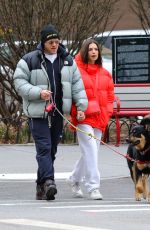 EMILY RATAJKOWSKI and Sebastian Bear McClard Out with Their in New York 02/29/2020