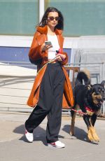 EMILY RATAJKOWSKI in [BLANKNYC] Low Expectations Jacket Out with Colombo in New York 03/02/2020