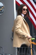 EMILY RATAJKOWSKI in Givenchy Wool Blazer Out with Her Dog in New York 03/11/2020