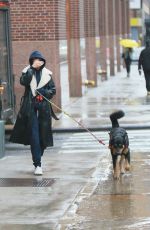 EMILY RATAJKOWSKI Out with Her Dog in New York 03/03/2020